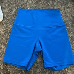lululemon Align High-Rise Short 6" cobal blue